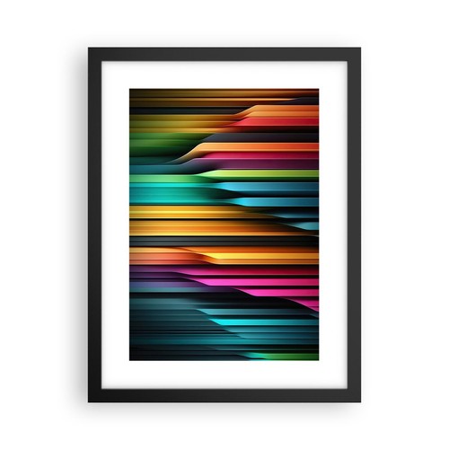 Poster 30x40cm colorato linee - 30x40cm,
