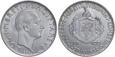 ALBANIA - AMET ZOGU I  - 100