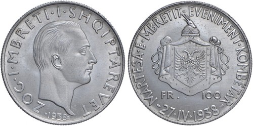 Albania amet zogu - albania, i