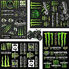 4 adesivi Monster Energy per moto – Adesivi di alta qualità per moto, skateboard