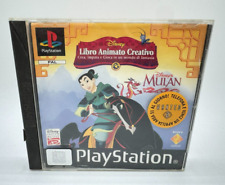 Disney Libro Animato Creativo Mulan PS1 Sony Playstation 1 PAL ITA gioco usato