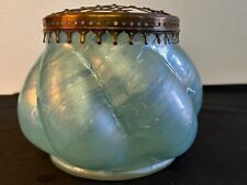 Vaso Fiori Vetro Iridescente Loetz Jugendstil Liberty Art nouveau no murano