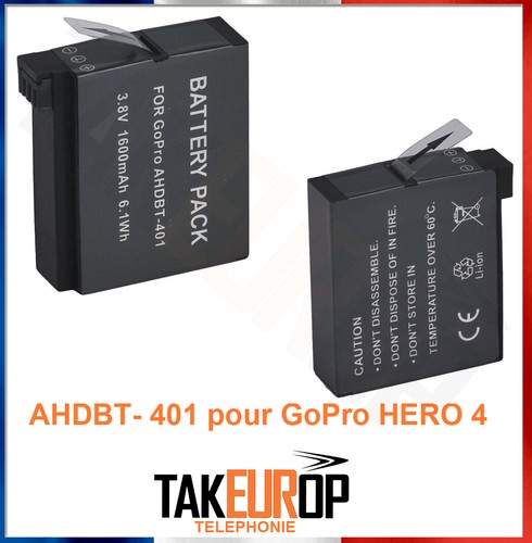 Batterie pour gopro hero - batterie,