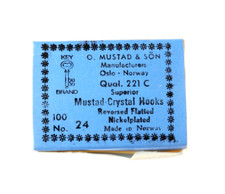 AMI MUSTAD CRYSTAL HOOKS - Ref