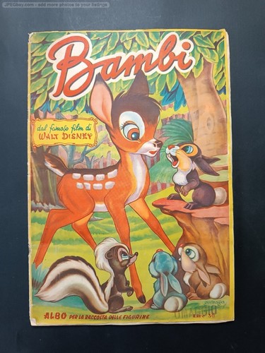 Album lampo incompleto bambi - album,