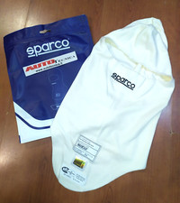 SOTTOCASCO IGNIFUGO SPARCO COLORE BIANCO OMOLOGATO FIA 8856 2018 BALACLAVA