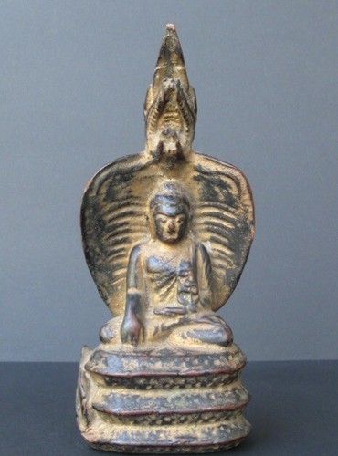 Antico budda naga legno - antico,