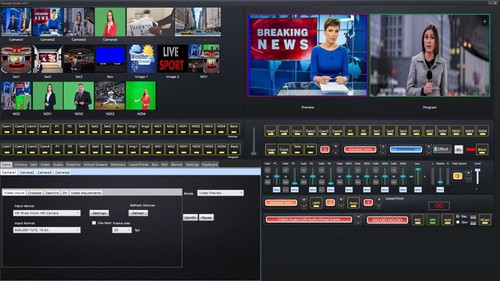 Video mixer switcher live - video,