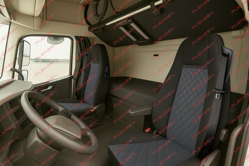 Coprisedile nero camion - x,