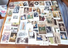 Lotto di 140 immaginette sacre e 8 libretti di preghiere  dei primi del 900