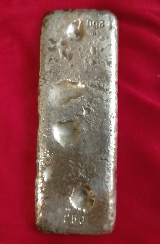 Lingotto argento massiccio - massiccio, 250