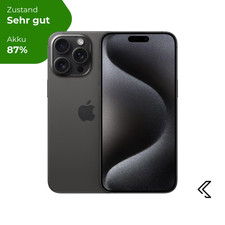 Apple iPhone 15 Pro Max 256GB Nero, Ottimo, Garanzia 24 Mesi