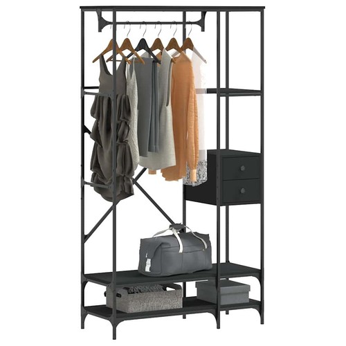 Appendiabiti con scaffali - appendiabiti,