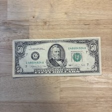 Vecchia banconota da 50 dollari (1988)