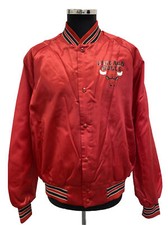 CHALK LINE CHICAGO BULLS NBA BASKETBALL GIACCA UOMO MEN JACKET VINTAGE JHF3554