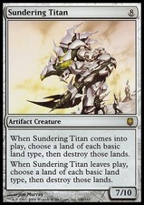 MTG SUNDERING TITAN