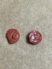 2 Red Wax Seals From JBL 375 Humpback / Early Type "L" Seals