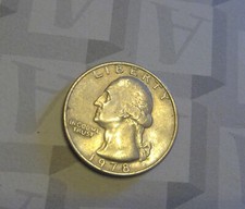 MONETA STATI UNITI WASHINGTON QUARTO DI DOLLARO 1978 S MOLTO RARA  