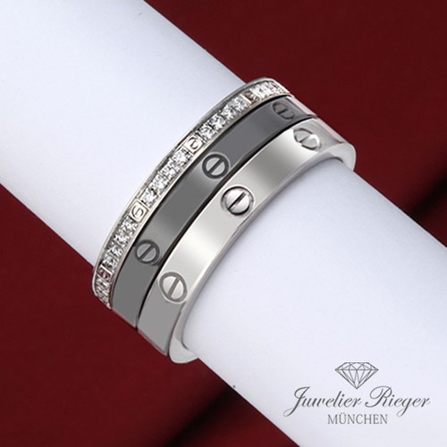Cartier anelli love - cartier, 3