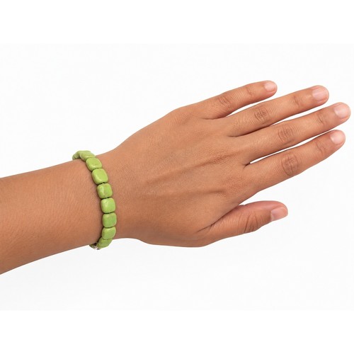 Bracciale gaspeite santo - bracciale,