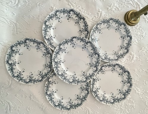 Assiettes plates terre de - 6,