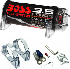 1 CONDENSATORE Compatibile Con BOSS AUDIO SYSTEMS CPBK3.5 Nero 3,5 Farad per Imp