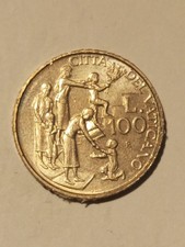 Moneta CITTA' DEL VATICANO Papa Giovanni Paolo II 100 Lire 1996 FDC (VC30)