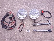 Yamaha XV 1900 Harley Chopper LED faro aggiuntivo ausiliario twin light "e"