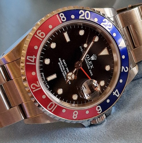 Rolex gmt master pepsi blue - rolex, gmt-master