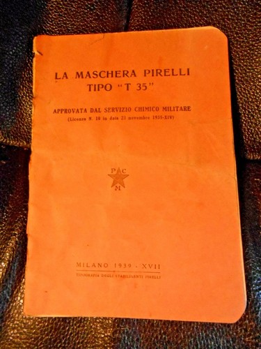 Militaria maschera pirelli - la,