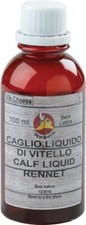 Caglio Animale per Formaggio liquido di Vitello ml 100