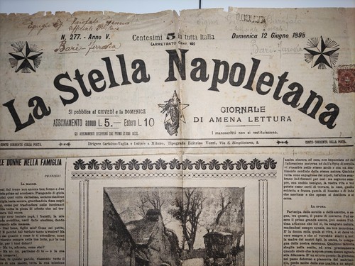 Napoli giornale epoca 1898 - , la