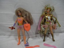 PRINCESS OF POWER POP MATTEL '80 's DOLL SHE RA STARBUST & FLUTTERINA