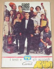 EROS RAMAZZOTTI 1991 RARO SPARTITO no lp cd dvd mc vhs