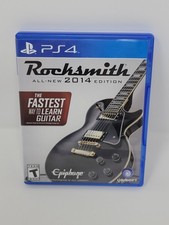 Rocksmith Nuova Edizione 2014 Sony PlayStation 4 PS4 Completo CIB con Adesivi