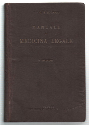 Manuale medicina legale ad - legale,