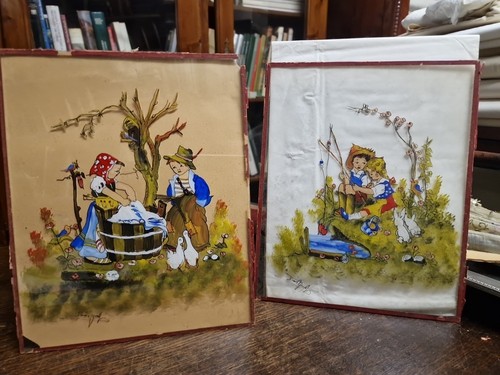 Coppia dipinti bambini - coppia,