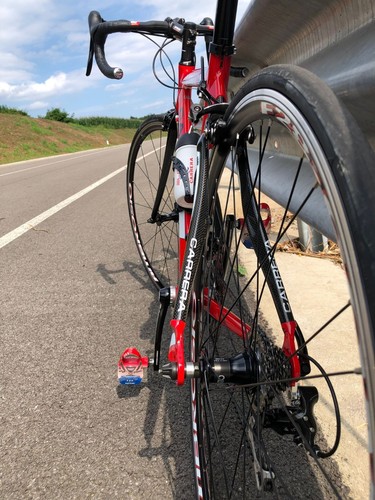 Bici corsa carrera rossa - da,