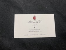 Autografo giocatore milan - ac,