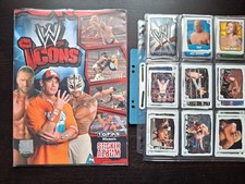 Topps WWE ICONS album vuoto e