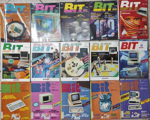 Lotto riviste bit - 15,