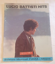 L735_ SPARTITO MUSICALE LUCIO BATTISTI HITS - Edizioni Musicali FAMA 1973