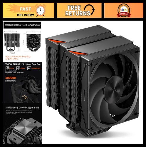 Cooler cpu dual tower - cooler,