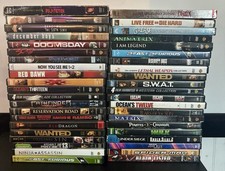 Large DVD Movie Lot Action