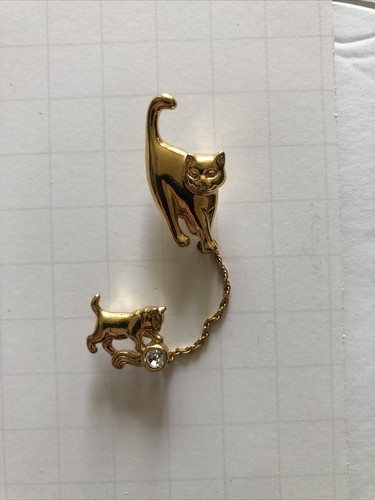 Spilla spilla bavero gatto
