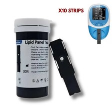 Strisce Ricambio Analizzatore Lipidi Colesterolo HDL LDL TG Test X10 Strips CE