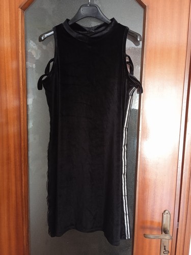 Vestito mini nero - in, velluto