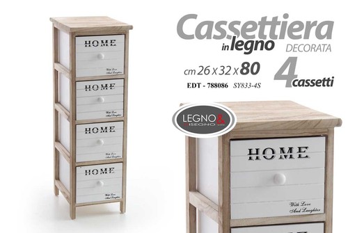 Cassettiera cassetti mobile - cassettiera, 4