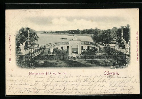 Schwerin giardino del - schwerin,,