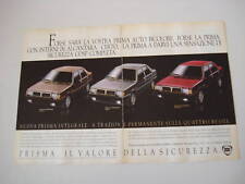 advertising Pubblicità 1987 LANCIA PRISMA INTEGRALE